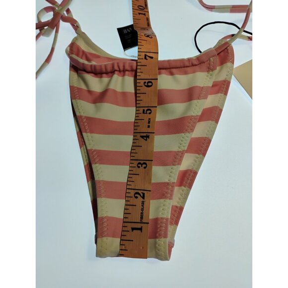 SAME LOS ANGELES Bikini Set Top Triangle and Bottom High rise Sz Small - Picture 5 of 8